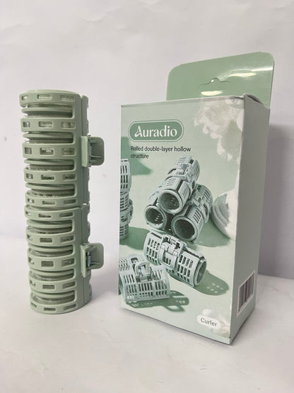 Auradio Non-electric hair rollers Rolled Double-layer Hollow Curler - A Brand Craftsmanship, Heat-free Hair Care and Revolutionary Curling Choice