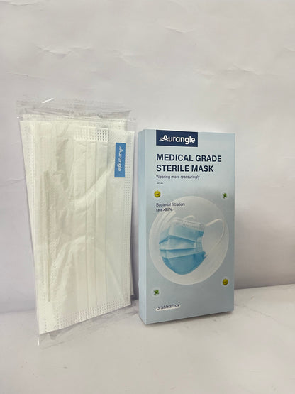 Aurangle Sanitary masks Medical Grade Sterile Mask - Bacterial Filtration Rate >98%, Guard Your Respiratory Health