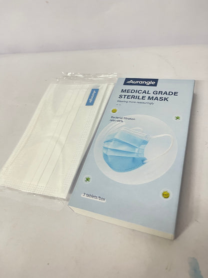 Aurangle Sanitary masks Medical Grade Sterile Mask - Bacterial Filtration Rate >98%, Guard Your Respiratory Health