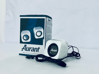 Aurant Mini Bluetooth Speaker, Compact & Portable, High-Definition Sound, Essential Audio for Desktop, Home, Office and Entertainment