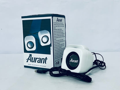 Aurant Mini Bluetooth Speaker, Compact & Portable, High-Definition Sound, Essential Audio for Desktop, Home, Office and Entertainment
