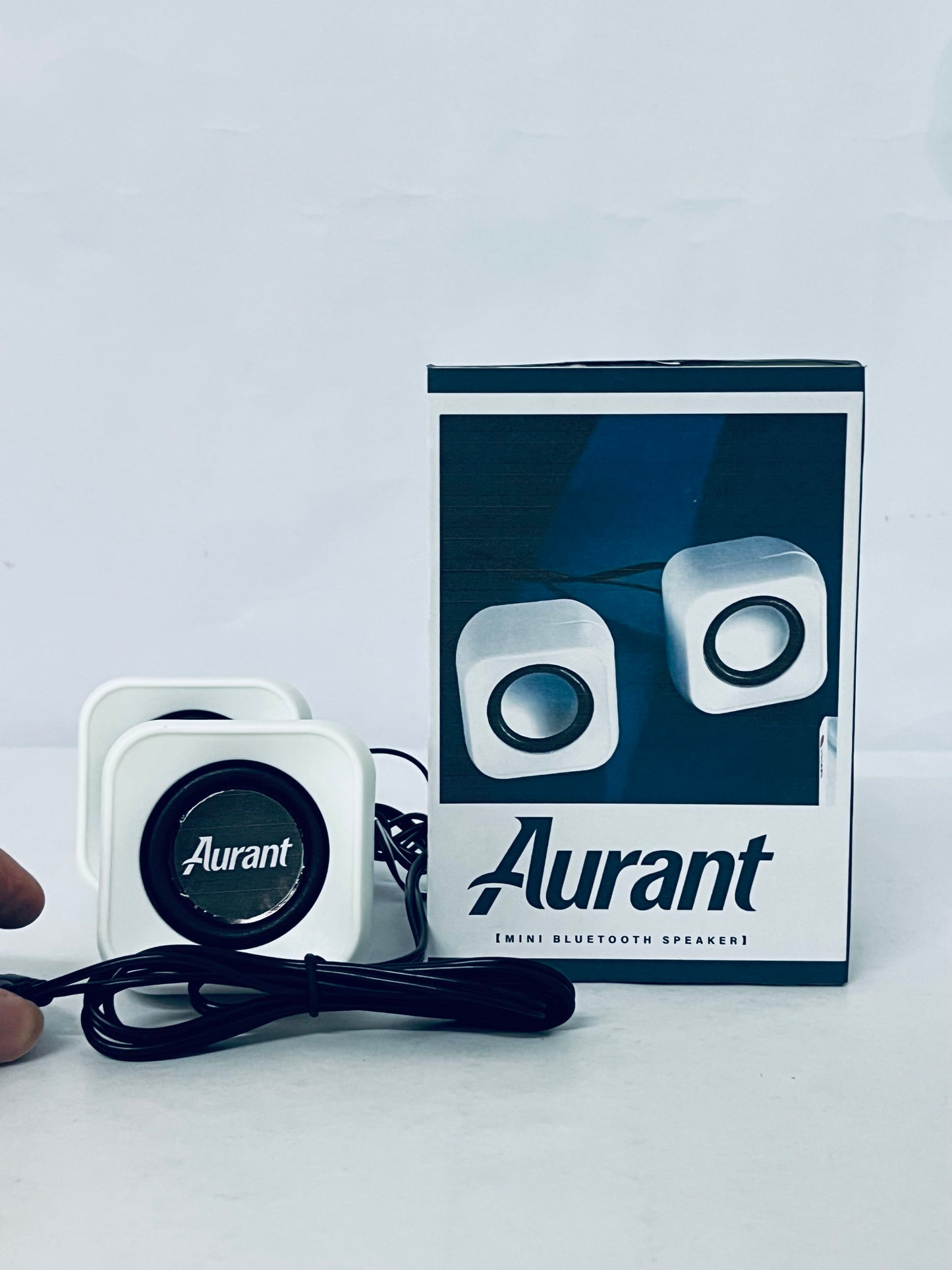 Aurant Mini Bluetooth Speaker, Compact & Portable, High-Definition Sound, Essential Audio for Desktop, Home, Office and Entertainment