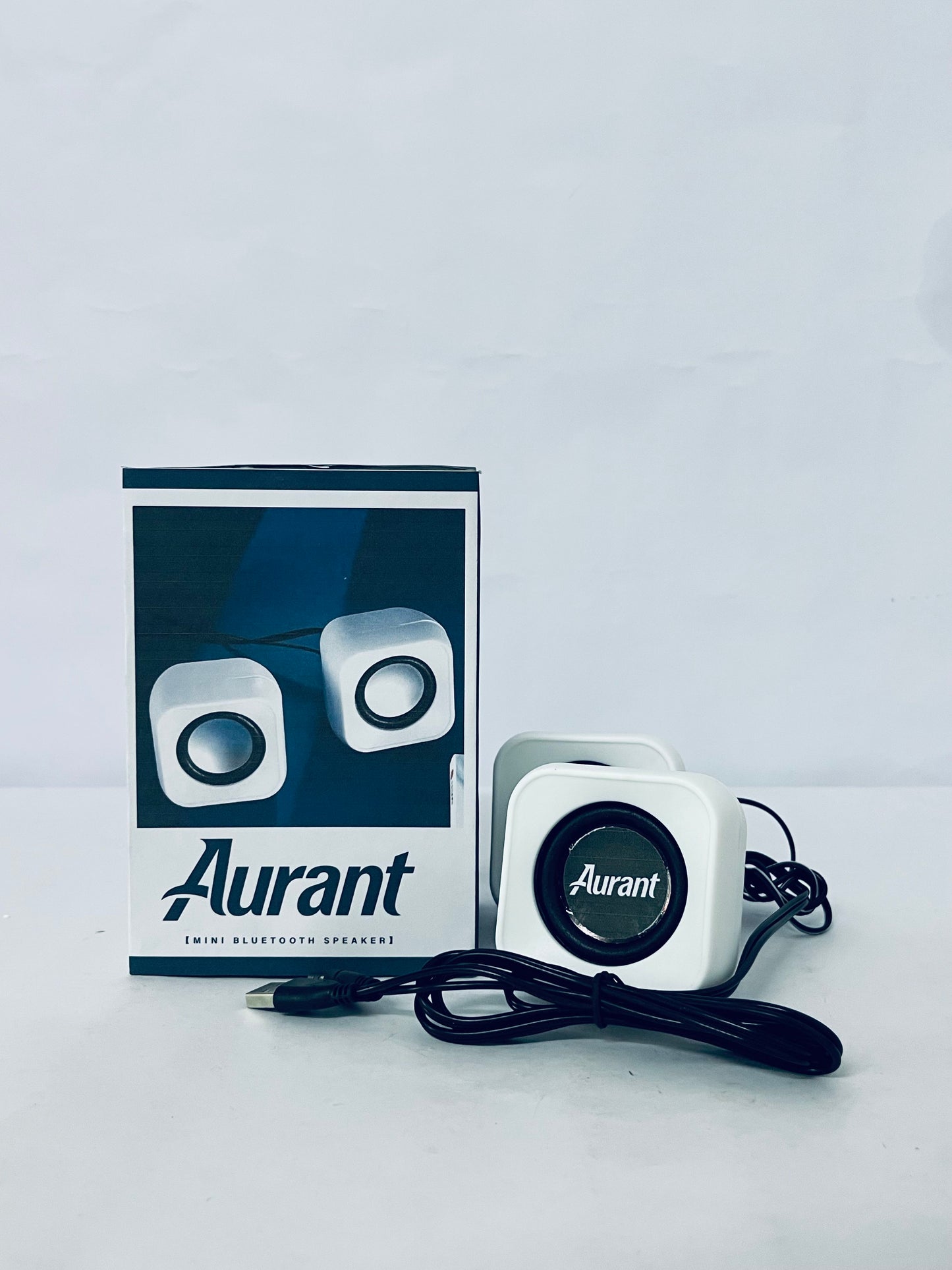 Aurant Mini Bluetooth Speaker, Compact & Portable, High-Definition Sound, Essential Audio for Desktop, Home, Office and Entertainment