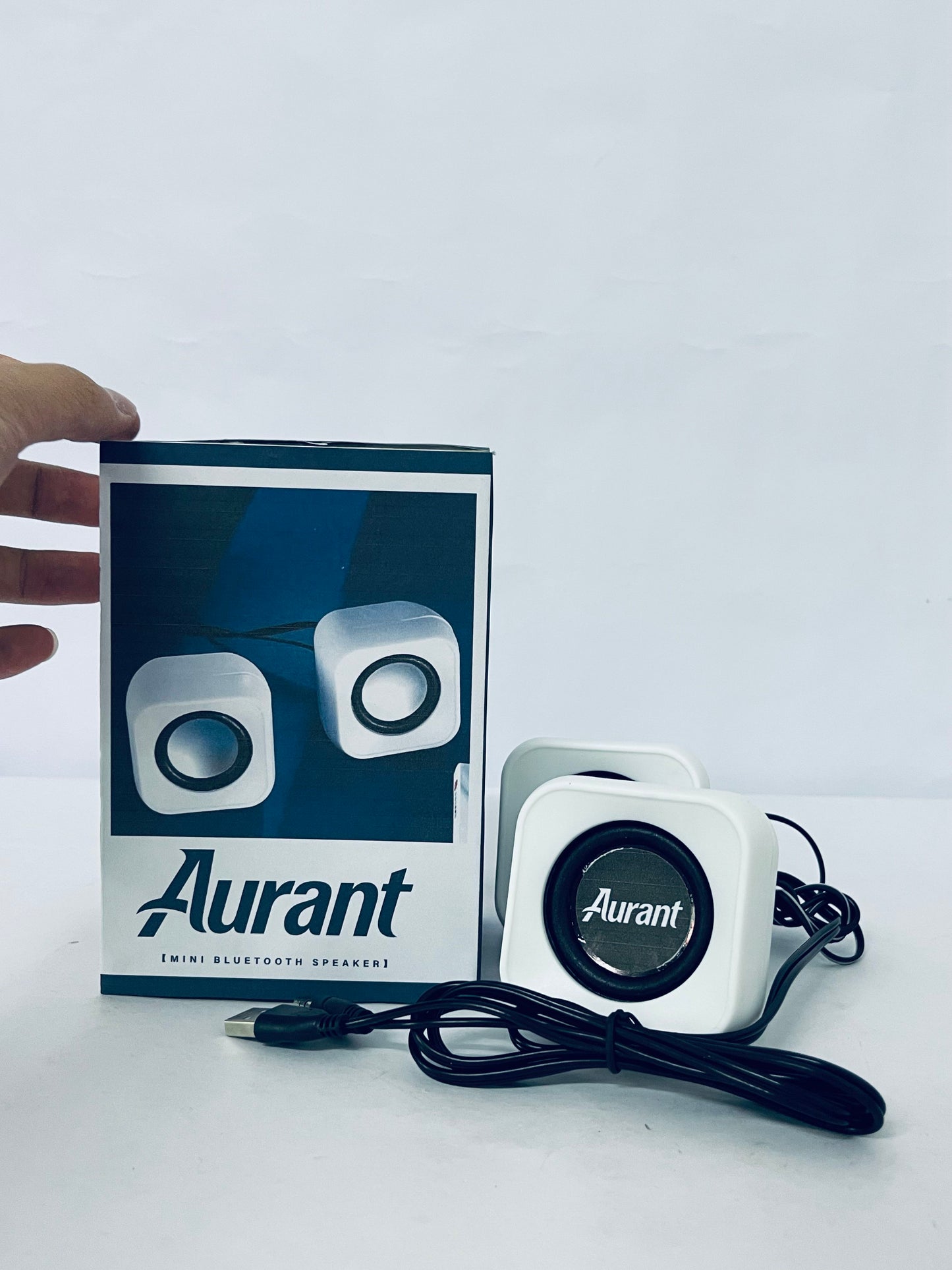Aurant Mini Bluetooth Speaker, Compact & Portable, High-Definition Sound, Essential Audio for Desktop, Home, Office and Entertainment