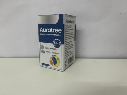 Auratree Multivitamin Supplement Tablets: Dual Daily Nutritional Protection for Immunity & Heart