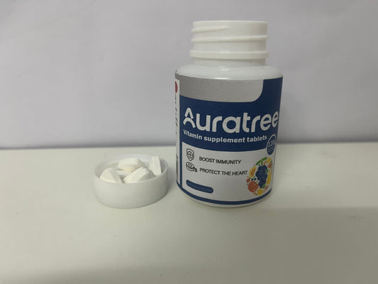 Auratree Multivitamin Supplement Tablets: Dual Daily Nutritional Protection for Immunity & Heart