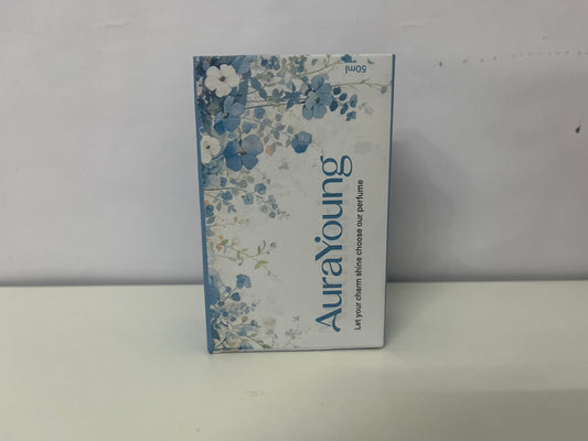 AuraYoung Purple Floral Fragrance Fresh & Soft Atmosphere Perfume
