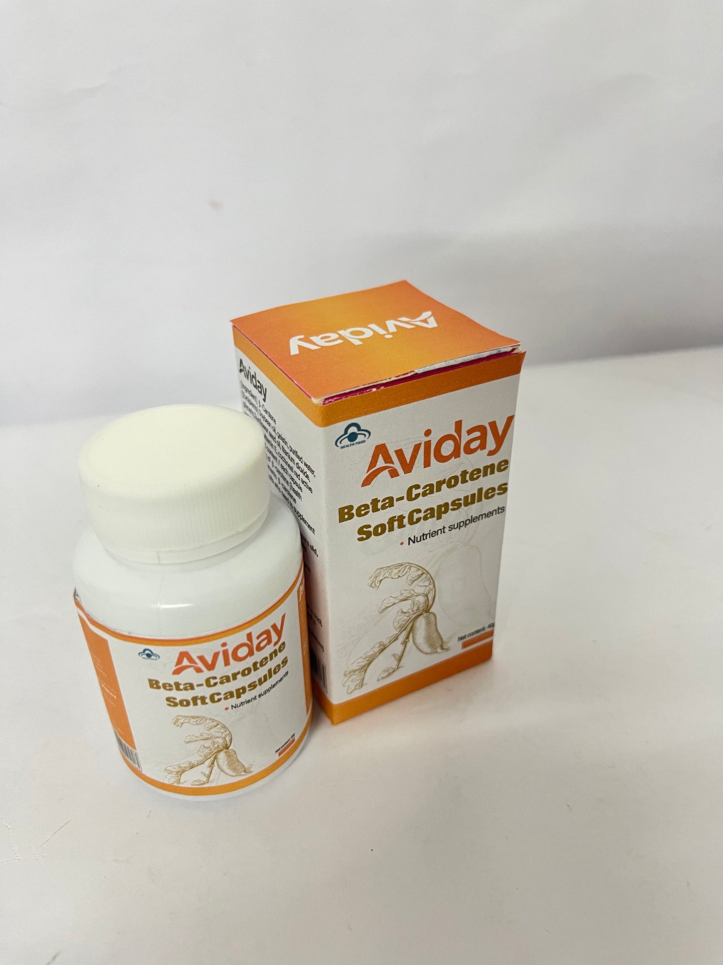 Aviday  Beta Carotene 25000 IU Softgels Vitamin A Supplement  Non-GMO and Gluten Free