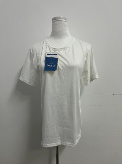 Awayes T-shirts Basic White Crew Neck T-Shirt: A Necessity for Your Wardrobe with Simplicity and Comfort