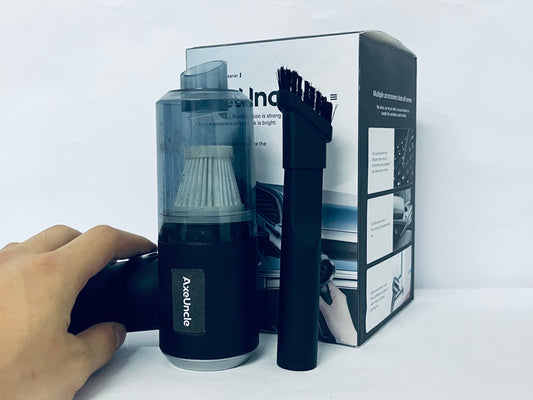 AxeUncle Handheld Vacuum Cordless-3 in 1 Car Vacuum Cleaner High Power-Brushless Motor 12000PA,Super Suction Power Vacuums-Cable-Small, Portable and Rechargeable Cleaner for Car