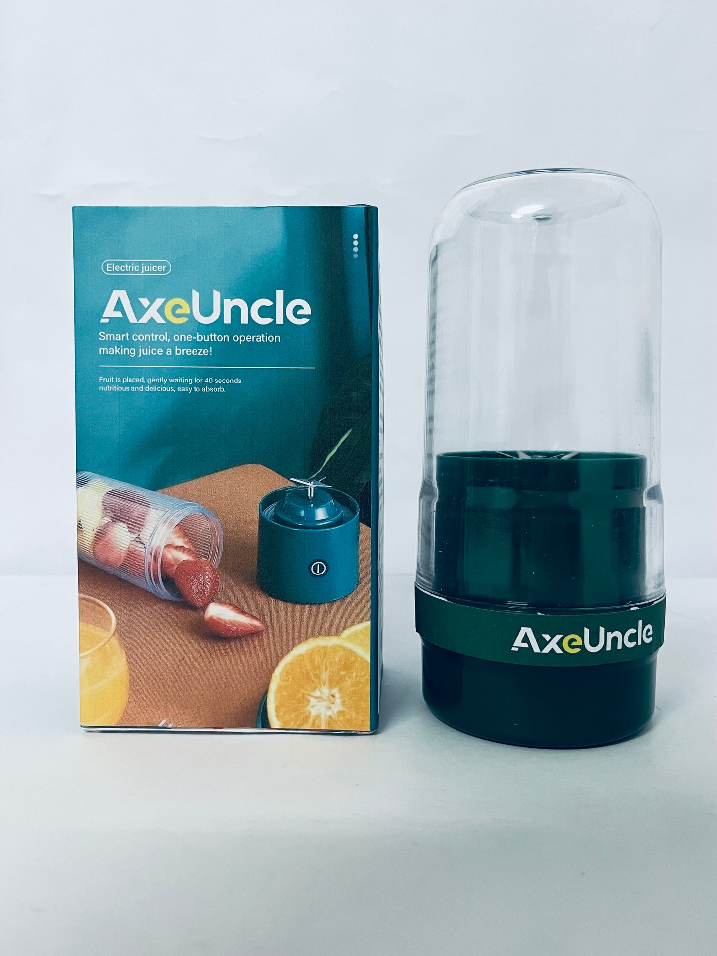 AxeUncle Lemonade Stand Electric Citrus Juicer Machine, Pitcher, Pressure Activated, for Lemons, Limes and Oranges