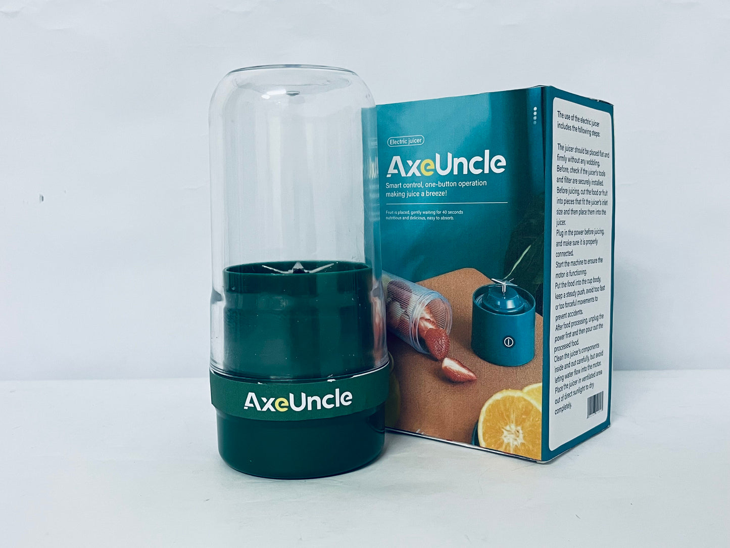AxeUncle Lemonade Stand Electric Citrus Juicer Machine, Pitcher, Pressure Activated, for Lemons, Limes and Oranges