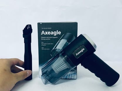 Axeagle Electric vacuum cleaners Handheld Car Vacuum Cleaner, 9000Pa Vacuum Cleaner and Air Duster, 120W High Power Hand Held Vacuum with LED Light and Multi-Nozzles for Car, Home, Office, Pet