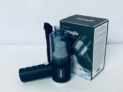 Axeagle Electric vacuum cleaners Handheld Car Vacuum Cleaner, 9000Pa Vacuum Cleaner and Air Duster, 120W High Power Hand Held Vacuum with LED Light and Multi-Nozzles for Car, Home, Office, Pet