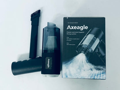 Axeagle Electric vacuum cleaners Handheld Car Vacuum Cleaner, 9000Pa Vacuum Cleaner and Air Duster, 120W High Power Hand Held Vacuum with LED Light and Multi-Nozzles for Car, Home, Office, Pet