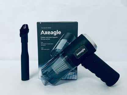 Axeagle Electric vacuum cleaners Handheld Car Vacuum Cleaner, 9000Pa Vacuum Cleaner and Air Duster, 120W High Power Hand Held Vacuum with LED Light and Multi-Nozzles for Car, Home, Office, Pet