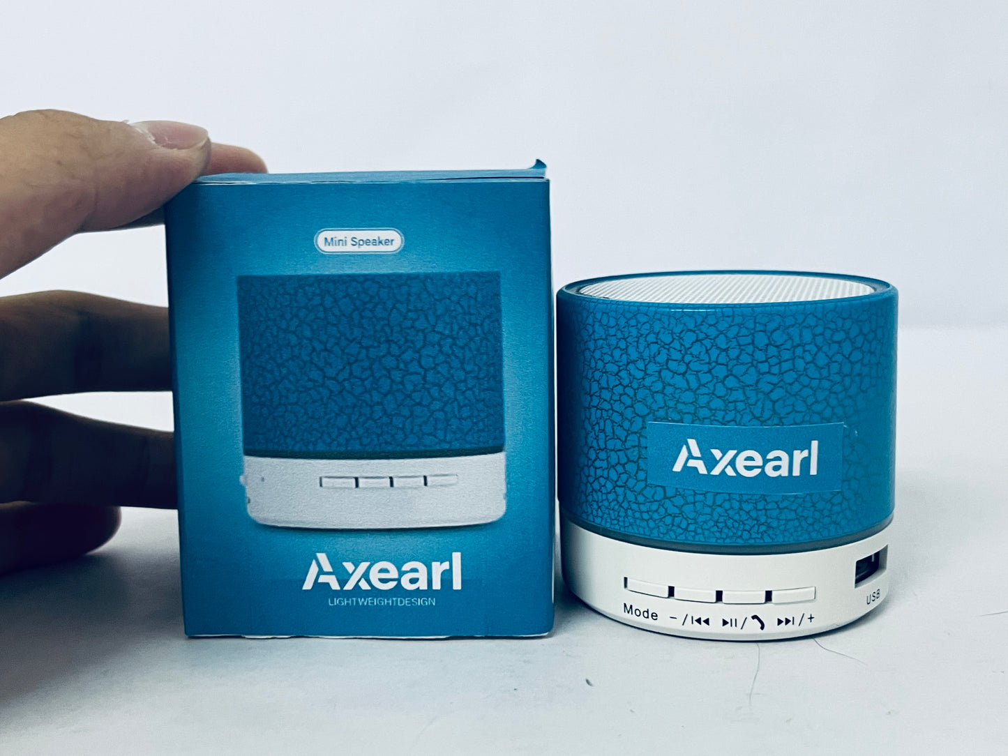 Axearl Loudspeakers Portable Bluetooth Speakers with Strap Easy to Carry, Wireless Waterproof Mini Speaker with Loud Stereo Sound, 20 Hours Playtime, Rechargeable Battery, Built-in Microphone,