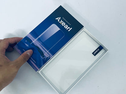 Axearl Mobile phone screen protectors Screen Protector  Pack [9H+ Tempered Glass] [Military-Grade Drop Protection] [Easy Installation] Shockproof Full Edge Coverage