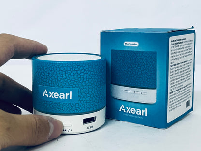 Axearl Loudspeakers Portable Bluetooth Speakers with Strap Easy to Carry, Wireless Waterproof Mini Speaker with Loud Stereo Sound, 20 Hours Playtime, Rechargeable Battery, Built-in Microphone,