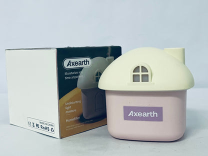 Axearth Humidifiers Cute Mushroom House Humidifier, 300ml Small Cool Mist Humidifers, USB Rechargeable Mini Portable Air Humidifer with Night Light for Bedroom, Office, Car, Travel, Indoor Plants