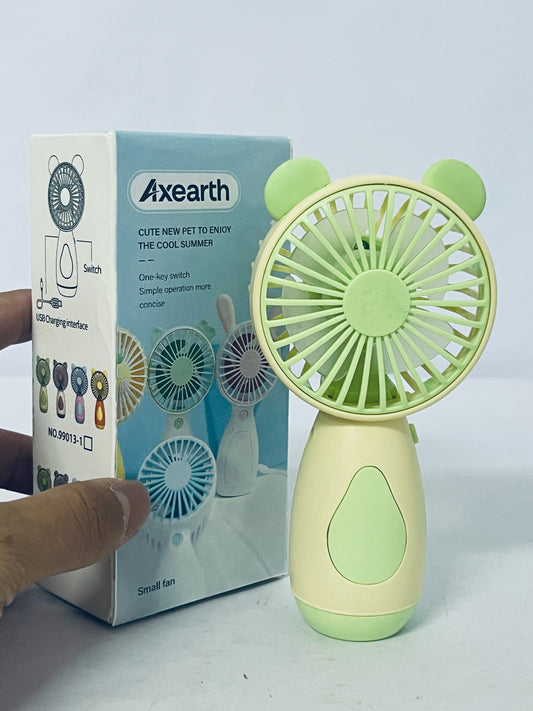 Axearth Electric fans coldSky Portable Handheld Fan, 4000mAh Battery Operated with LED Display, Handheld/Neck/Desk 3 in 1 Personal Small Fan