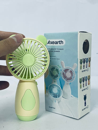 Axearth Electric fans coldSky Portable Handheld Fan, 4000mAh Battery Operated with LED Display, Handheld/Neck/Desk 3 in 1 Personal Small Fan