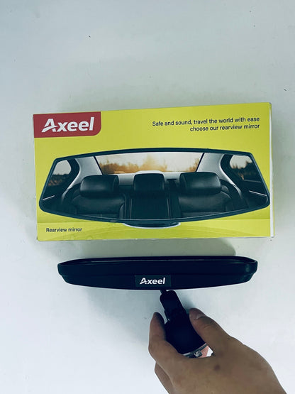 Axeel Wide-View Interior Auxiliary Rearview Mirror (Suction Cup Mount, Adjustable)