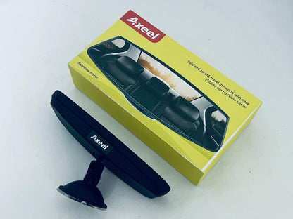 Axeel Wide-View Interior Auxiliary Rearview Mirror (Suction Cup Mount, Adjustable)