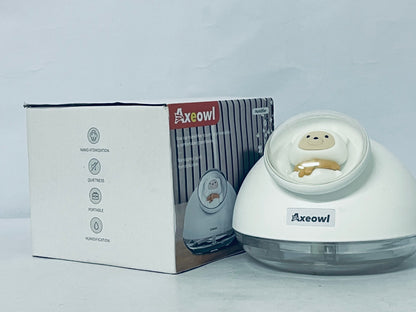 Axeowl Humidifiers Small Cute Ultrasonic Quiet Plant Humidifiers,Type C Personal Desktop Humidifier for Baby Bedroom,Office,Travel,Plants,Cool Mist