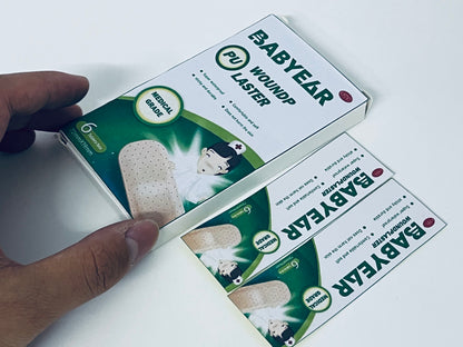 BABYEAR Adhesive bandages Medical-Grade PU Woundplaster Super Waterproof Comfortable & Skin-Friendly A Reliable Guardian for Small Wounds