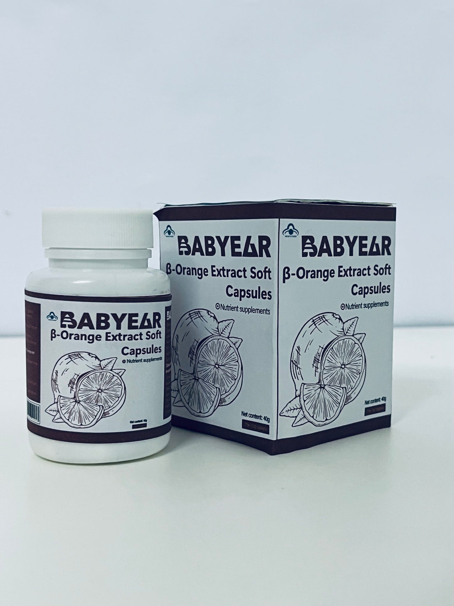 BABYEAR β-Orange Extract Soft Capsules Natural Plant Extracts Nutritional Supplement A Daily Empowerment Choice for Health and Vitality