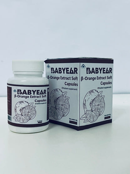 BABYEAR β-Orange Extract Soft Capsules Natural Plant Extracts Nutritional Supplement A Daily Empowerment Choice for Health and Vitality