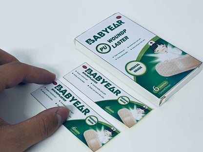 BABYEAR Adhesive bandages Medical-Grade PU Woundplaster Super Waterproof Comfortable & Skin-Friendly A Reliable Guardian for Small Wounds