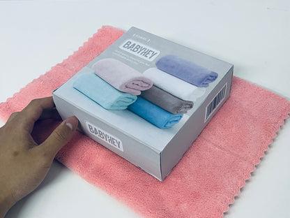 BABYHEY Soft Skin Towels Gift Set High-Density Water Absorption Skin-Friendly Comfort Quality Choice for Daily Care