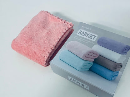 BABYHEY Soft Skin Towels Gift Set High-Density Water Absorption Skin-Friendly Comfort Quality Choice for Daily Care