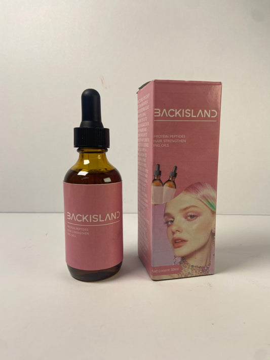 BACKISLAND  Essential oils - Hair Oil for Strength & Shine - For All Hair Types - For Hair Repair - Deep Conditioning Oil - With Heat Protection - Paraben Free Hair Care