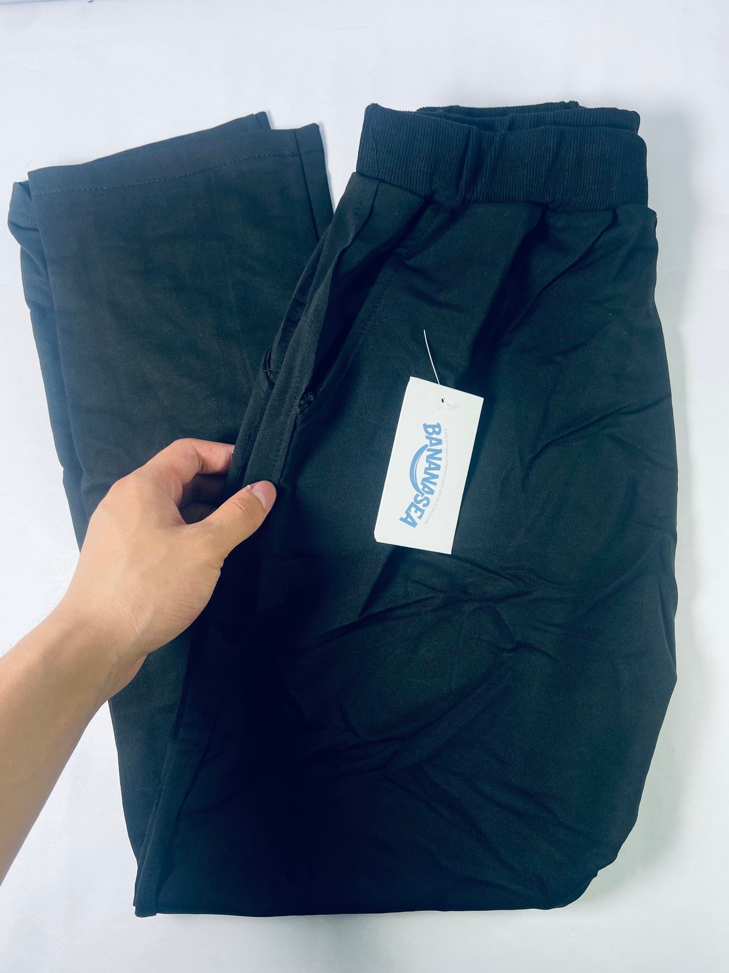 BANANASEA Womens 4-Way Stretch Ankle Golf Pants 7/8 Casual Dress Work Athletic Travel Workout Sweatpants with Pockets