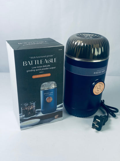 BATTLEAGLE Lapping machines, One-key Electric Grinder with 304 Stainless Steel Blades and Cleaning Brush, Electric Grinders for Herb, Spices, Coffee, Nuts, Seeds,etc.
