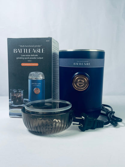 BATTLEAGLE Lapping machines, One-key Electric Grinder with 304 Stainless Steel Blades and Cleaning Brush, Electric Grinders for Herb, Spices, Coffee, Nuts, Seeds,etc.