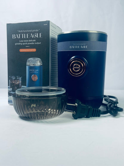 BATTLEAGLE Lapping machines, One-key Electric Grinder with 304 Stainless Steel Blades and Cleaning Brush, Electric Grinders for Herb, Spices, Coffee, Nuts, Seeds,etc.