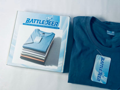 BATTLEDEER 100% Cotton, Thick Fabric, Heavyweight T,Soft, pure cotton feels terrific all day long