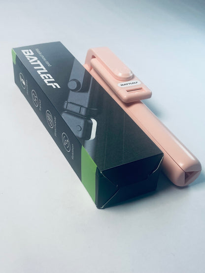 BATTLELF Selfie Stick Tripod with Wireless Remote, 46'' Cellphone Selfie Stick Tripod with LED Fill Light