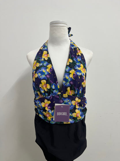 【BBGIRL Floral Halter Swimsuit】—— Vibrant & Stylish Swimwear for Summer