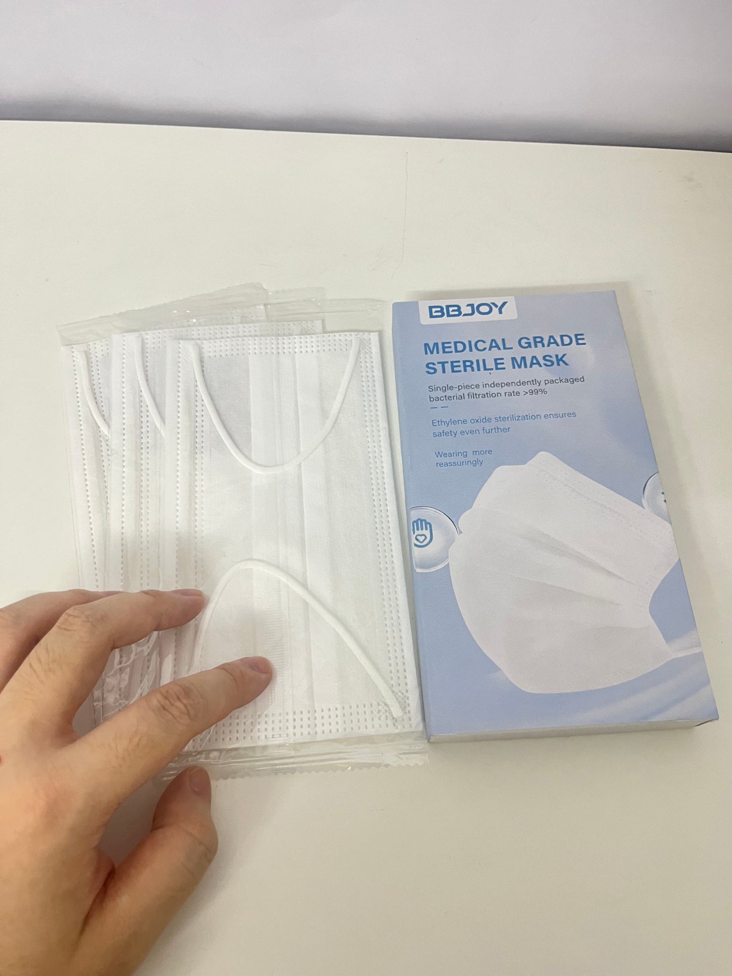 BBJOY Medical Grade Sterile Mask High-Efficiency Protection Individual Packaging A Reliable Choice for Daily Protection