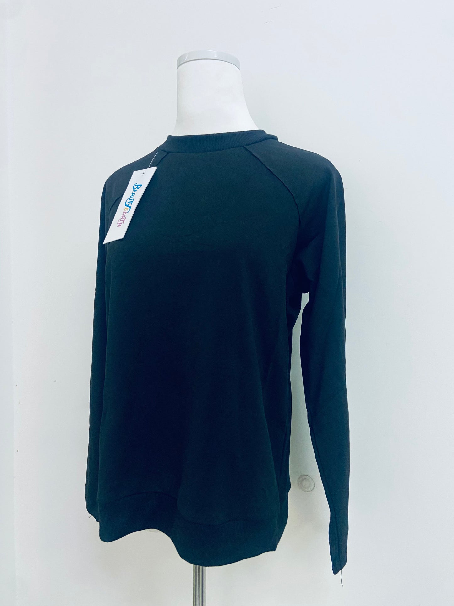 BEAUTYEARTH Crewneck Sweatshirts Athletic Workout Sweat Shirts Casual Pullover Tops