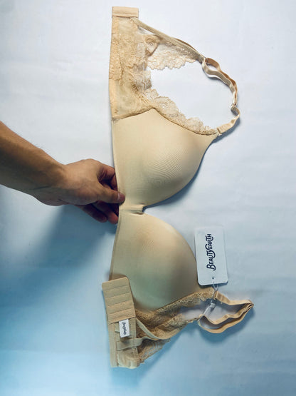BEAUTYEARTH Women's Signature Lace Push Up Bra-Perfect for Seeking Effortless Style and Comfort