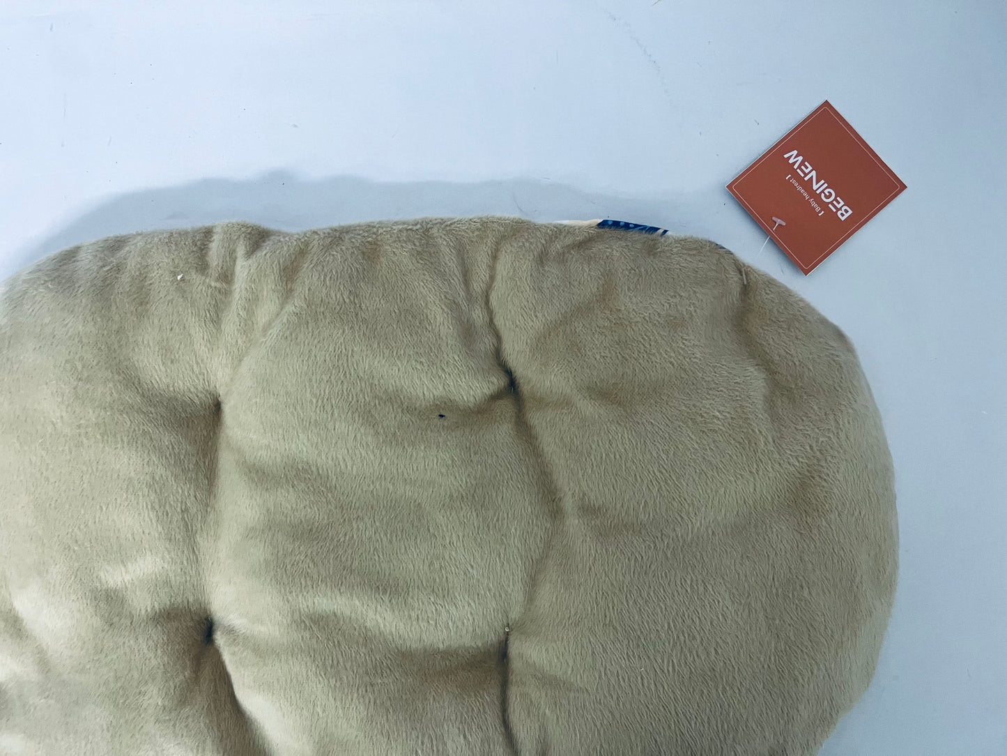 BEGINEW Soft and Breathable Baby Pillow with Memory Foam and Orange Design