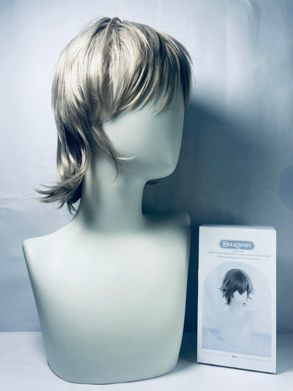 BELLEBABY  Cosplay Wigs Middle gray Hair  Party