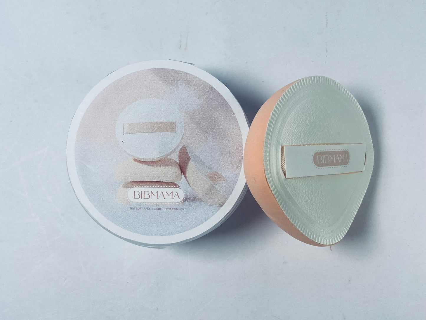 BIBMAMA Soft Makeup Sponges Teardrop Setting Powder Puff Face Makeup Cushion Puff Beauty Blender Sponge for Foundation Concealer Liquid Cream and Powder, Beginner Friendly