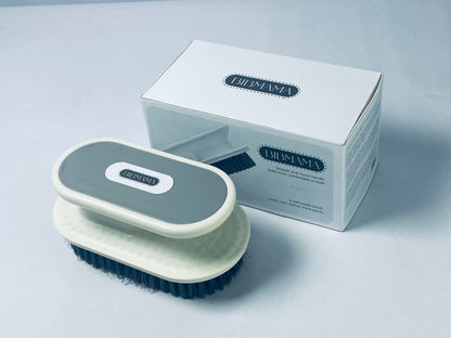 BIBMAMA Soft Bristle Cleaning Scrub Brush, Shoe Cleaning Brush, Brush for Stains on Clothes, Hat Brush, Household Cleaning Tool for Bathroom Countertop Bathtubs